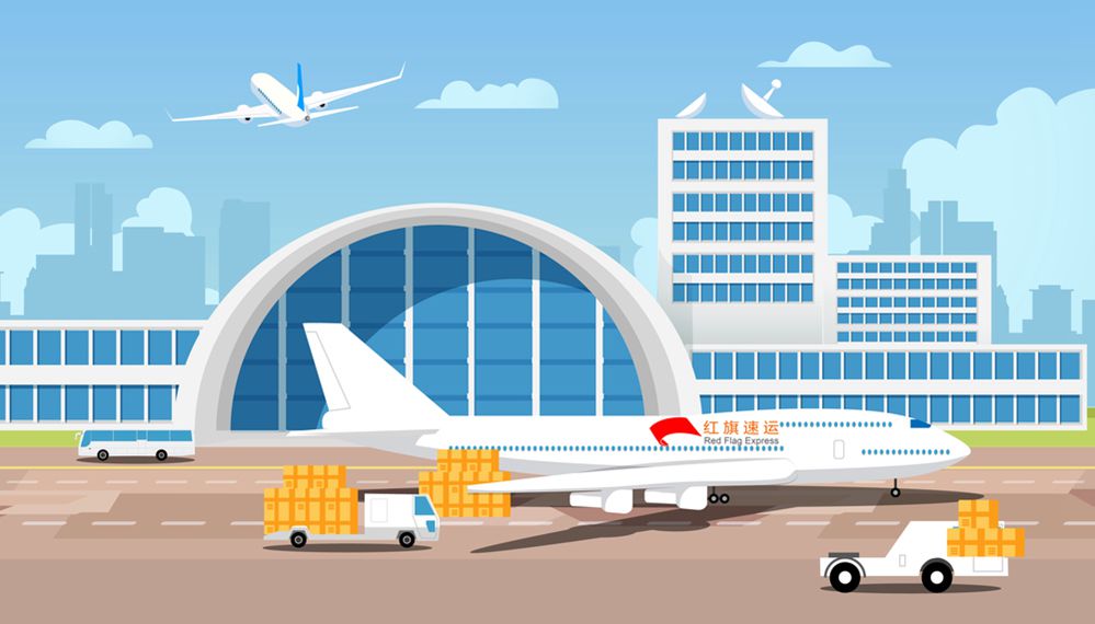 攝圖網(wǎng)_305968331_航空貨運物流卡車飛機包裹背景圖（企業(yè)商用）_副本.jpg